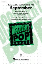 Cover icon of September (arr. Roger Emerson) sheet music for choir (3-Part Mixed) by Earth, Wind & Fire, Roger Emerson, Al McKay, Allee Willis and Maurice White, intermediate skill level