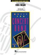 Cover icon of Obi-Wan (arr. Michael Brown) sheet music for concert band (Bb tenor saxophone) by John Williams and Michael Brown, intermediate skill level