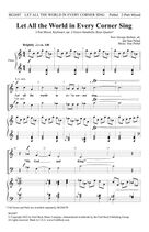 Cover icon of Let All the World in Every Corner Sing sheet music for choir (SATB: soprano, alto, tenor, bass) by Stan Pethel and George Herbert, intermediate skill level