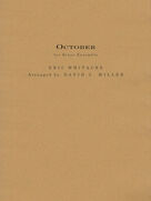 Cover icon of October (COMPLETE) sheet music for brass ensemble by Eric Whitacre and David J. Miller, classical score, intermediate skill level