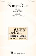 Cover icon of Some One sheet music for choir (2-Part) by Cristi Cary Miller and Walter de la Mare, intermediate duet