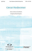Cover icon of Great Redeemer (COMPLETE) sheet music for orchestra/band (Orchestra) by Paul Baloche and Richard Kingsmore, intermediate skill level
