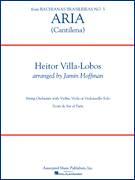 Cover icon of Aria (Cantilena) (arr. Jamin Hoffman) (COMPLETE) sheet music for orchestra by Jamin Hoffman and Heitor Villa-Lobos, classical score, intermediate skill level