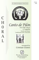 Cover icon of Canto de Pilon sheet music for choir (SAB: soprano, alto, bass) by Cristian Grases and Traditional from Venezuela, intermediate skill level
