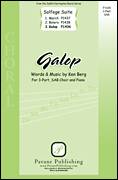 Cover icon of Galop sheet music for choir (SSA: soprano, alto) by Ken Berg, intermediate skill level