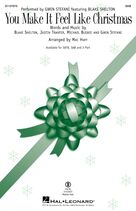 Cover icon of You Make It Feel Like Christmas (arr. Mac Huff) sheet music for choir (SAB: soprano, alto, bass) by Gwen Stefani featuring Blake Shelton, Mac Huff, Blake Shelton, Gwen Stefani, Justin Tranter and Michael Busbee, intermediate skill level