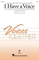 Cover icon of I Have A Voice (arr. Mac Huff) (complete set of parts) sheet music for orchestra/band (Rhythm) by Broadway Kids Against Bullying, Frank Wildhorn, Mac Huff and Robin Lerner, intermediate skill level