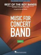 Cover icon of Best Of The Boy Bands (COMPLETE) sheet music for concert band by Michael Brown, Backstreet Boys, BTS, Jackson 5 and One Direction, intermediate skill level