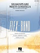 Cover icon of Shakespeare Meets Godzilla (The Good Bard and the Ugly) (COMPLETE) sheet music for concert band by Robert Buckley, intermediate skill level
