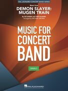 Cover icon of Music from Demon Slayer: Mugen Train (arr. Michael Brown) (COMPLETE) sheet music for concert band by Michael Brown, Go Shiina, Go Shiina and Yuki Kajiura and Yuki Kajiura, intermediate skill level
