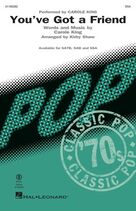 Cover icon of You've Got A Friend (arr. Kirby Shaw) sheet music for choir (SSA: soprano, alto) by Carole King and Kirby Shaw, intermediate skill level