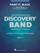 Cover icon of Paint It, Black (arr. Johnnie Vinson) (COMPLETE) sheet music for concert band by The Rolling Stones, Johnnie Vinson, Keith Richards and Mick Jagger, intermediate skill level