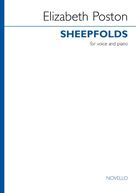 Cover icon of Sheepfolds sheet music for voice and piano by Elizabeth Poston, classical score, intermediate skill level