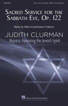 Cover icon of Sacred Service for the Sabbath Eve, Op. 122 sheet music for choir (SATB: soprano, alto, tenor, bass) by Mario Castelnuovo-Tedesco and Traditional Hebrew Text, intermediate skill level