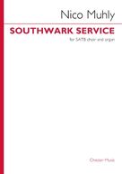 Cover icon of Southwark Service sheet music for choir (SATB: soprano, alto, tenor, bass) by Nico Muhly, classical score, intermediate skill level
