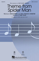 Cover icon of Theme from Spider Man sheet music for orchestra/band (trombone) by Paul Francis Webster, Bob Harris, Kirby Shaw and Michael Buble, intermediate skill level