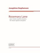 Cover icon of Rosemary Lane sheet music for voice and piano by Josephine Stephenson, classical score, intermediate skill level