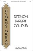 Cover icon of Daemon Irrepit Callidus sheet music for choir (SATB: soprano, alto, tenor, bass) by Gyorgy Orban, intermediate skill level