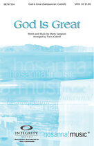 Cover icon of God Is Great sheet music for choir (SATB: soprano, alto, tenor, bass) by Marty Sampson and Travis Cottrell, intermediate skill level