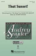 Cover icon of That Sunset! sheet music for choir (SSA: soprano, alto) by Audrey Snyder, intermediate skill level
