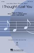 Cover icon of I Thought I Lost You (from Bolt) sheet music for choir (2-Part) by Miley Cyrus, Jeffrey Steele, John Travolta and Mark Brymer, intermediate duet