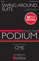 Cover icon of Swing Around Suite (complete set of parts) sheet music for orchestra/band by David Elliott, intermediate skill level