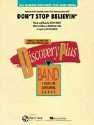 Cover icon of Don't Stop Believin' (COMPLETE) sheet music for concert band by Steve Perry, Jonathan Cain, Neal Schon, Journey and Michael Brown, intermediate skill level