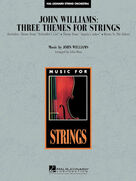 Cover icon of John Williams: Three Themes for Strings (arr. John Moss) (COMPLETE) sheet music for orchestra by John Williams and John Moss, intermediate skill level