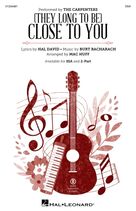 Cover icon of (They Long to Be) Close To You (arr. Mac Huff) (complete set of parts) sheet music for orchestra/band (Rhythm) by Carpenters, Burt Bacharach, Hal David and Mac Huff, intermediate skill level