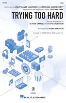 Cover icon of Trying Too Hard (from Central Park) (arr. Roger Emerson) sheet music for choir (SSATB) by Emmy Raver-Lampman and Michael James Scott, Roger Emerson, Elyssa Samsel and Kate Anderson, intermediate skill level