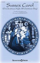 Cover icon of Sussex Carol (On Christmas Night All Christians Sing) (arr. Davide Mutti) sheet music for choir (SAB: soprano, alto, bass) by English Traditional Carol and Davide Mutti, intermediate skill level