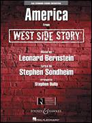Cover icon of America (from West Side Story) (COMPLETE) sheet music for orchestra by Stephen Sondheim, Leonard Bernstein and Stephen Bulla, intermediate skill level