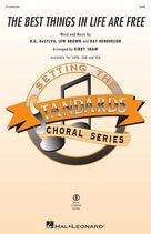 Cover icon of The Best Things In Life Are Free (arr. Kirby Shaw) sheet music for choir (SAB: soprano, alto, bass) by Buddy DeSylva, Kirby Shaw, DeSylva, Brown & Henderson, Lew Brown and Ray Henderson, intermediate skill level