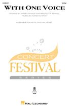 Cover icon of With One Voice sheet music for choir (2-Part) by Kirby Shaw and Markita Shaw, intermediate duet