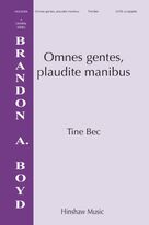 Cover icon of Omnes Gentes, Plaudite Manibus sheet music for choir (SATB: soprano, alto, tenor, bass) by Tine Bec and Psalm 46:2, intermediate skill level