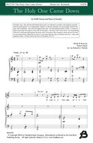 Cover icon of The Holy One Came Down (arr. Richard A. Nichols) sheet music for choir (SATB: soprano, alto, tenor, bass) by Patricia Mock and Richard A. Nichols, intermediate skill level