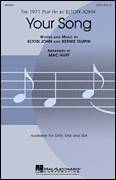 Cover icon of Your Song (arr. Mac Huff) sheet music for choir (2-Part) by Elton John, Mac Huff and Bernie Taupin, intermediate duet