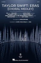 Cover icon of Taylor Swift: Eras (Choral Medley) (arr. Mark Brymer) (complete set of parts) sheet music for orchestra/band (Rhythm) by Taylor Swift, Aaron Dessner, Jack Antonoff, Joel Little, Mark Brymer, Max Martin and Shellback, intermediate skill level