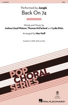 Cover icon of Back On 74 (arr. Mac Huff) sheet music for choir (SSA: soprano, alto) by Jungle, Mac Huff, Joshua Lloyd-Watson, Lydia Kitto and Thomas Mcfarland, intermediate skill level