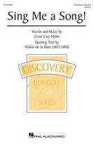 Cover icon of Sing Me A Song! sheet music for choir (2-Part) by Cristi Cary Miller and Walter de la Mare, intermediate duet