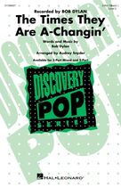Cover icon of The Times They Are A-Changin' (arr. Audrey Snyder) sheet music for choir (3-Part Mixed) by Bob Dylan, Audrey Snyder and Peter, Paul & Mary, intermediate skill level