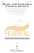 Cover icon of Music for Children (arr. Susan Brumfield) sheet music for orchestra/band (soprano glockenspiel 2) by Carl Orff and Susan Brumfield, intermediate skill level