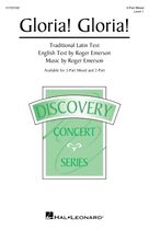 Cover icon of Gloria! Gloria! sheet music for choir (3-Part Mixed) by Roger Emerson and Miscellaneous, intermediate skill level