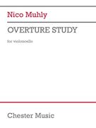 Cover icon of Overture Study sheet music for cello solo by Nico Muhly, classical score, intermediate skill level