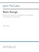 Cover icon of Rain Songs sheet music for orchestra (cello) by John McCabe, classical score, intermediate skill level