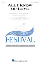 Cover icon of All I Know Of Love sheet music for choir (SSAATB) by Rob Dietz, Emily Dickinson and Stephanie Dietz, intermediate skill level