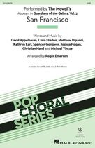 Cover icon of San Francisco (arr. Roger Emerson) sheet music for choir (SAB: soprano, alto, bass) by The Mowgli's, Roger Emerson, Christian James Hand, Colin Dieden, David Naftali Appelbaum, Joshua Hogan, Kathryn Jayne Earl, Matthew David Dipanni, Michael Vincze and Spencer Trent Gongwer, intermediate skill level