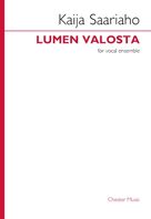 Cover icon of Lumen Valosta sheet music for choir (SSAATTBB) by Kaija Saariaho, classical score, intermediate skill level