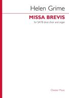 Cover icon of Missa Brevis sheet music for choir (SATB: soprano, alto, tenor, bass) by Helen Grime, classical score, intermediate skill level