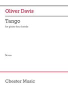 Cover icon of Tango sheet music for piano four hands by Oliver Davis, classical score, intermediate skill level